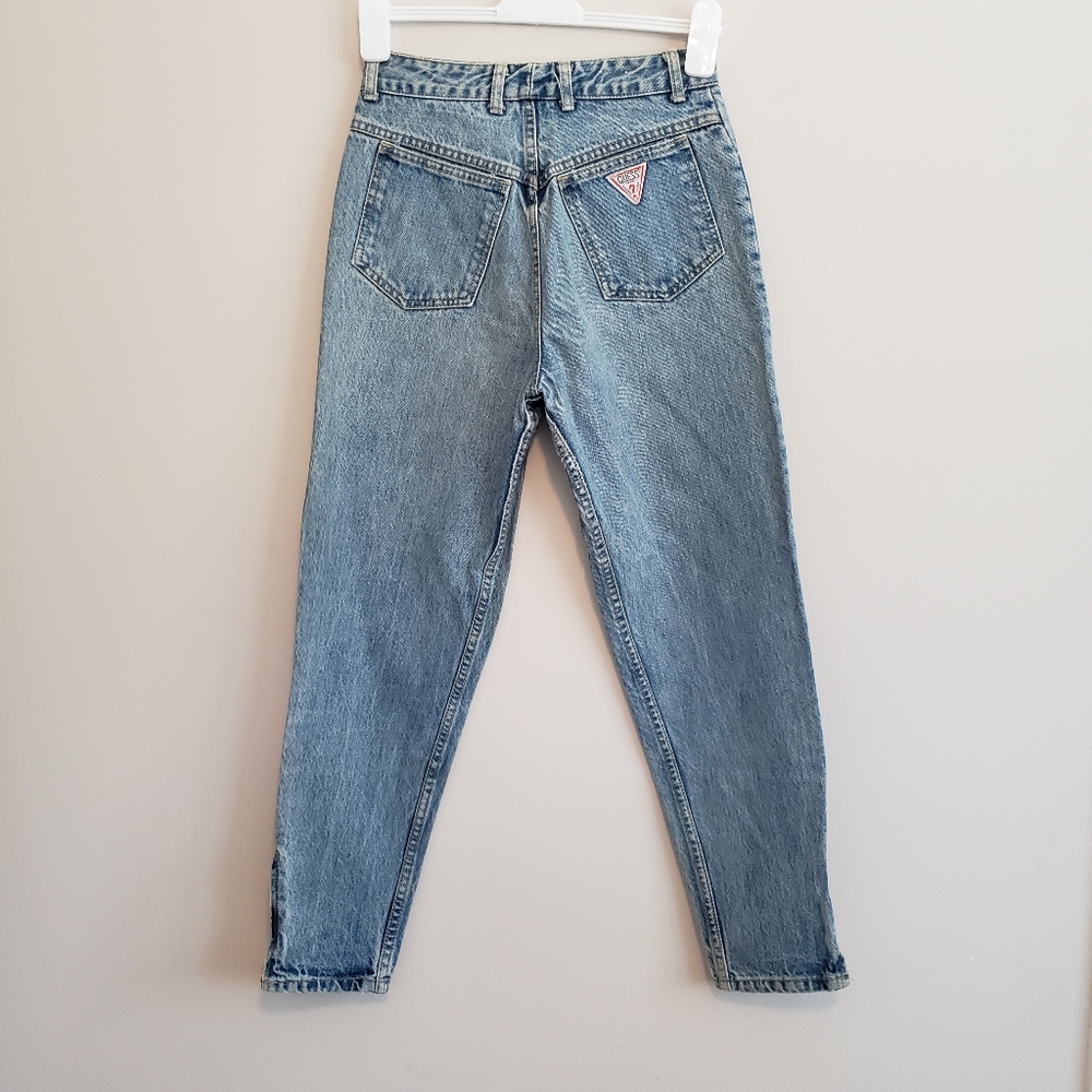 Guess George Marciano Y2K blue Jeans with zip at ankle Size 29